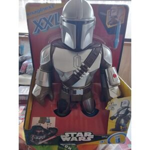 imaginext star wars xxl mandalorian action figure 16 in. poseable /cape new in b